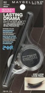 Maybelline New York Makeup Eyestudio Lasting Drama Gel Eye Liner, Blackest Black, Waterproof, 0.106 Ounce,Pack of 1 - Image 2